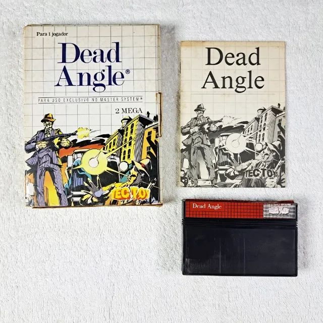 Dead Angle Original Tectoy Master System. Jogo completo, serial batendo.