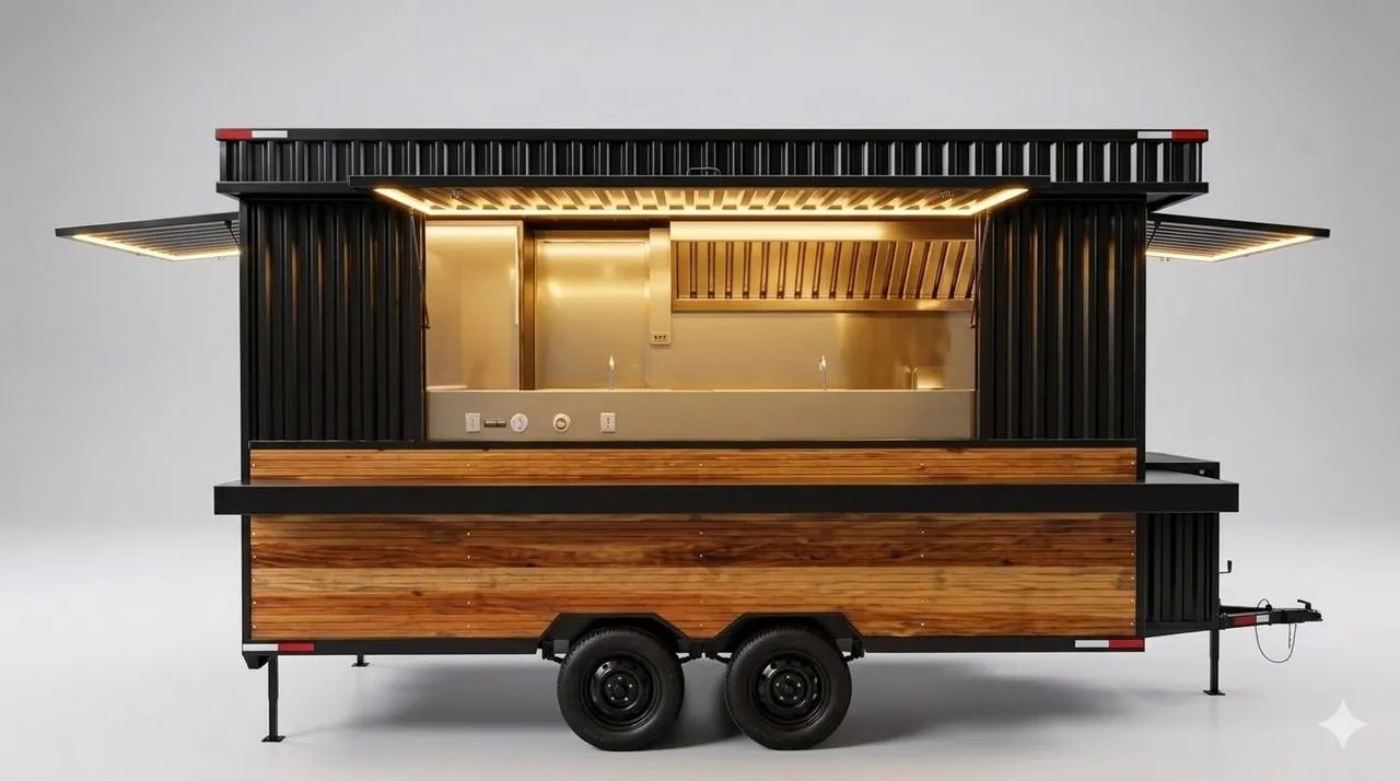 Trailer food truck modelo container. - Foto 2