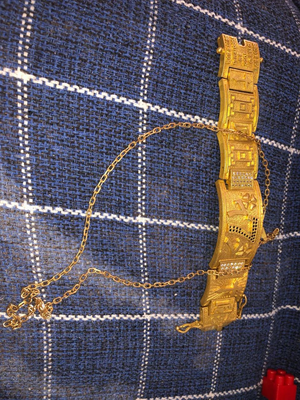 Bracelete + Cordão moeda antiga  - Foto 2