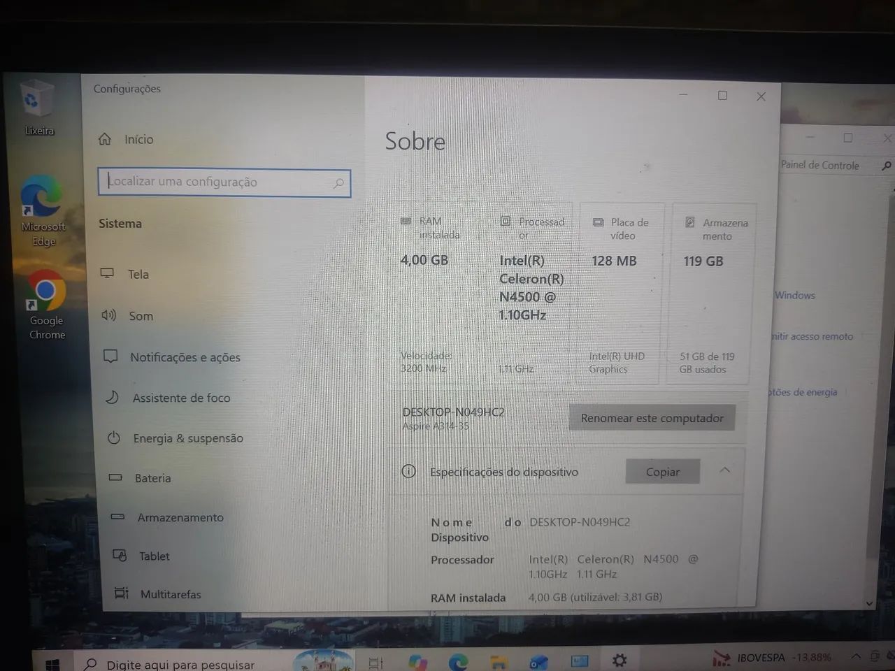 Vendo notebook Acer aspire 3 A314 series - Foto 3
