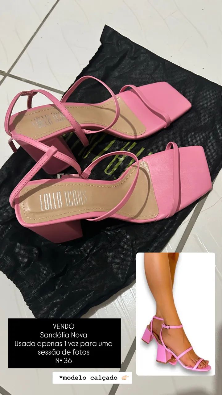 Sandália Rosa 36