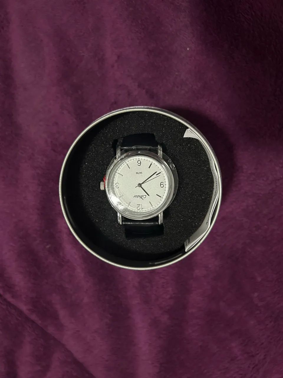 Relógio Condor Masculino - Pulseira de Couro NOVO - Foto 4