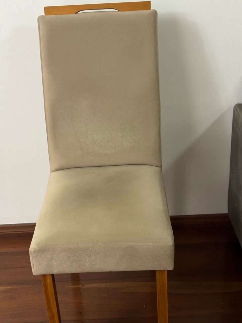 Jogo de 04 cadeiras rustic/creme - Foto 2