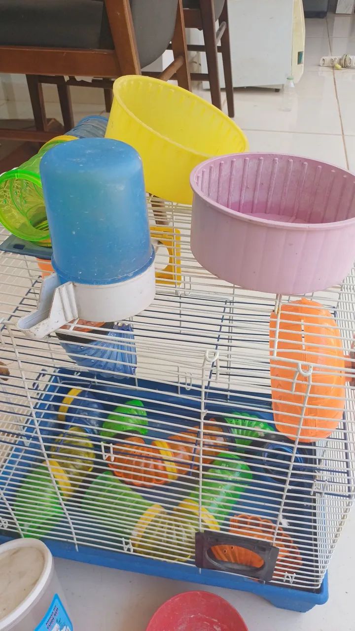 Gaiola para Hamster, Chinchila e Semelhantes - Completa  - Foto 4
