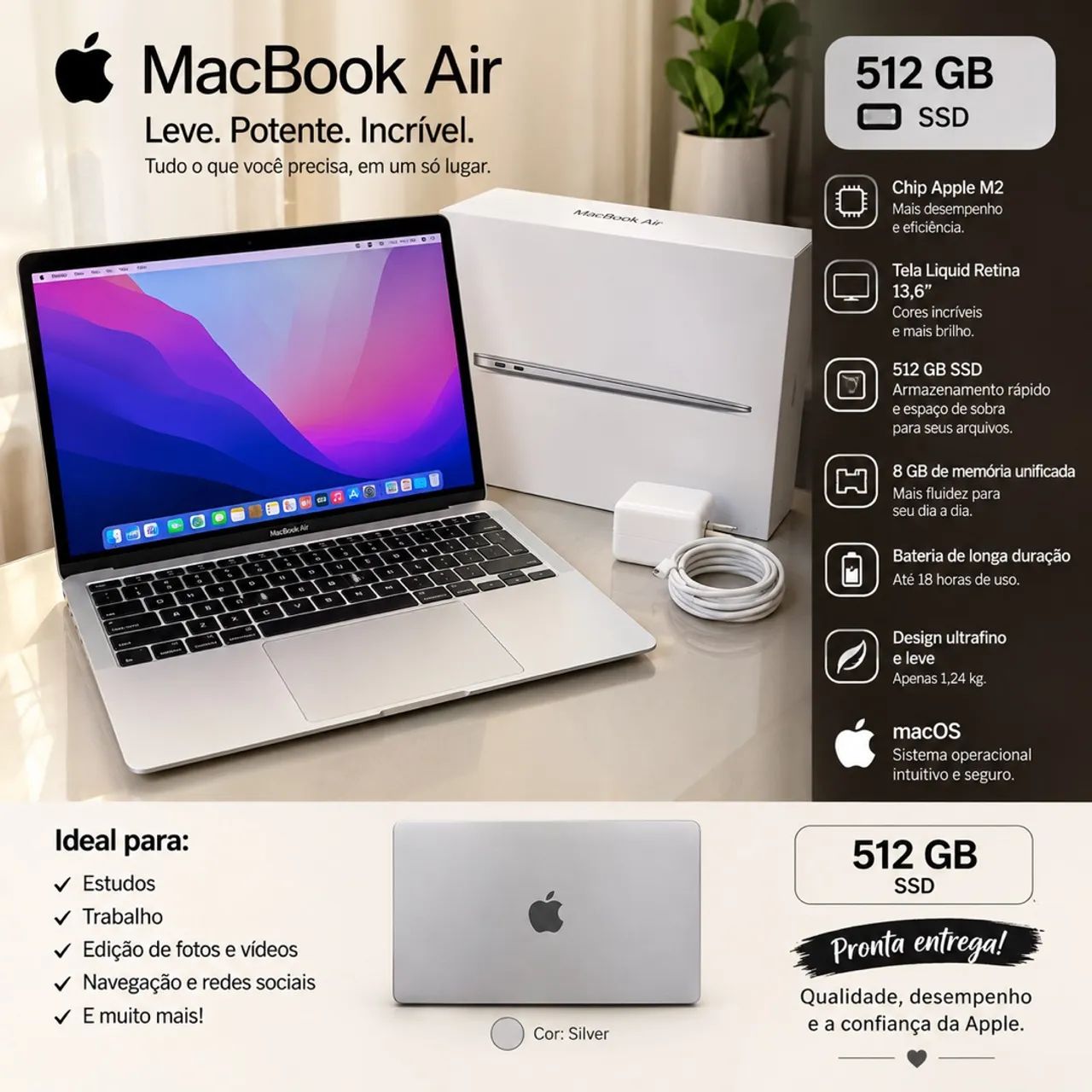 MacBook Air 512 GB Lacrado