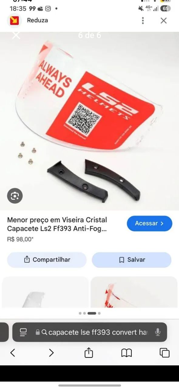 Capacete Ff393  - Foto 5