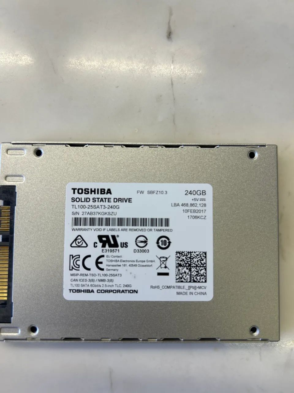 HD SSD OCZ TOSHIBA 240GB - Armazenamento - Setor Noroeste