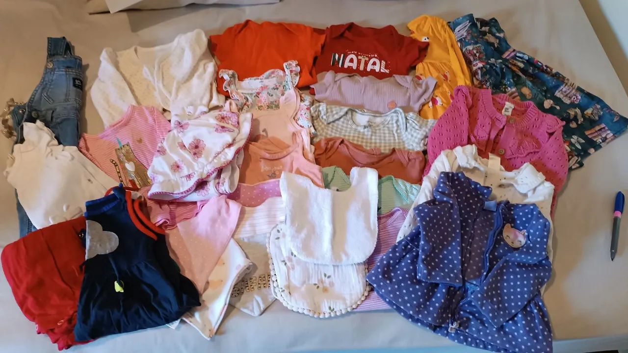 Lote roupas bebê - menina