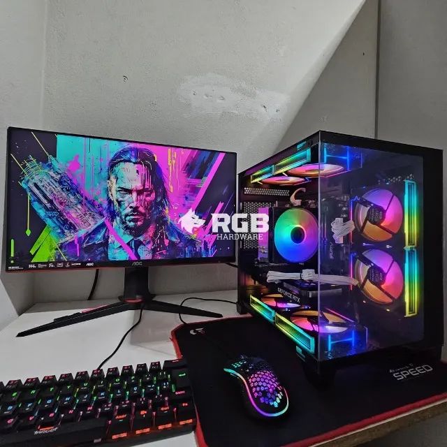 PC Gamer - Ryzen 7 7700 + RTX4060 8GB + DDR5 16GB + M.2 NVMe 512GB