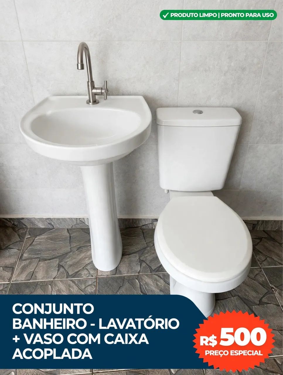 Kit vaso sanitário 