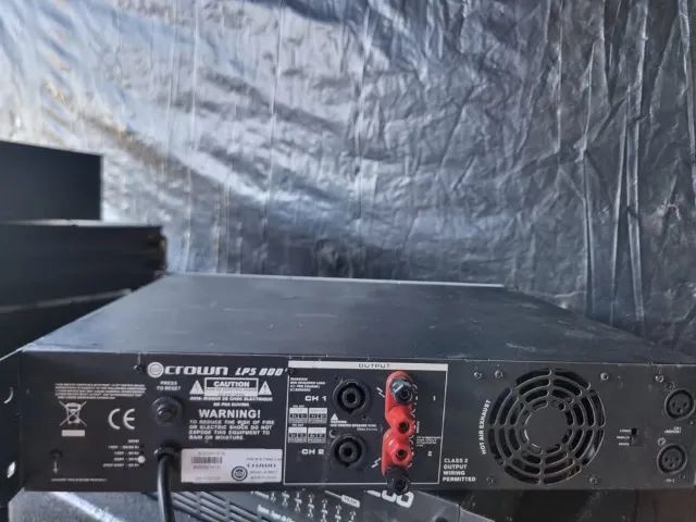 Potência Crown Lps 800 600wrms bem conservada funcionando 100% - Foto 3