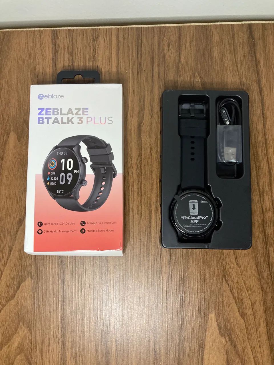 Smartwatch Zeblaze Btalk 3 Plus Preto - Foto 4