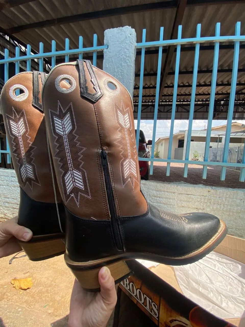 Bota texana cano longo - Foto 5