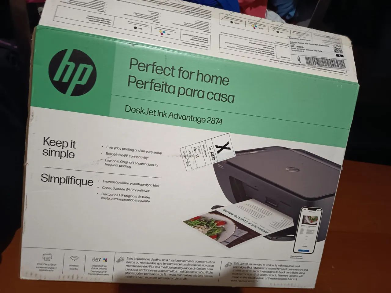 Impressora HP Desck Jet Ink 2874 - Foto 4