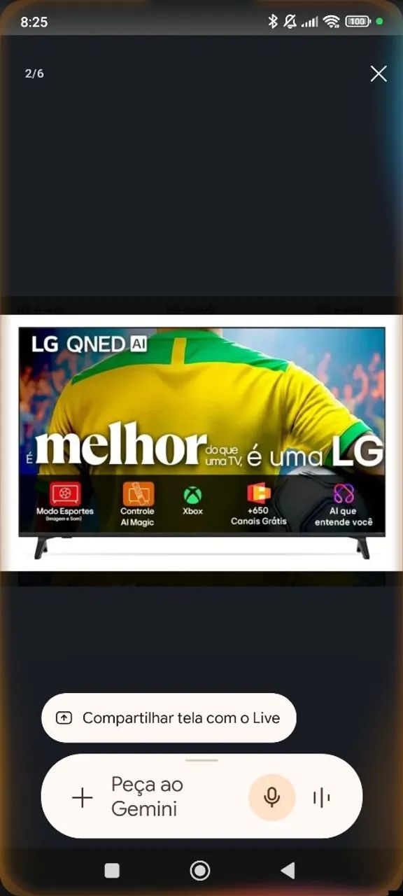 Smart TV 4K 50" LG QNED73 - Foto 3