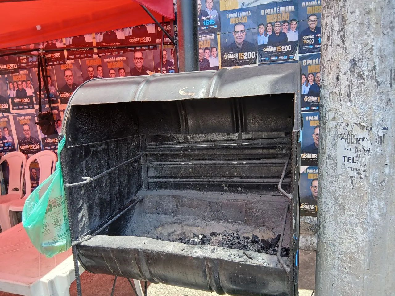 Churrasqueira de tambor