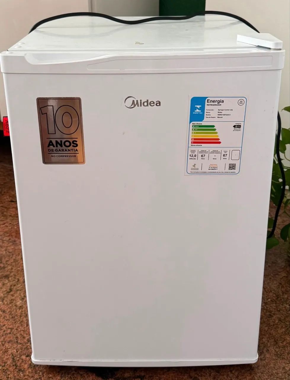 Frigobar Midea 67L Branco 220V - Foto 5