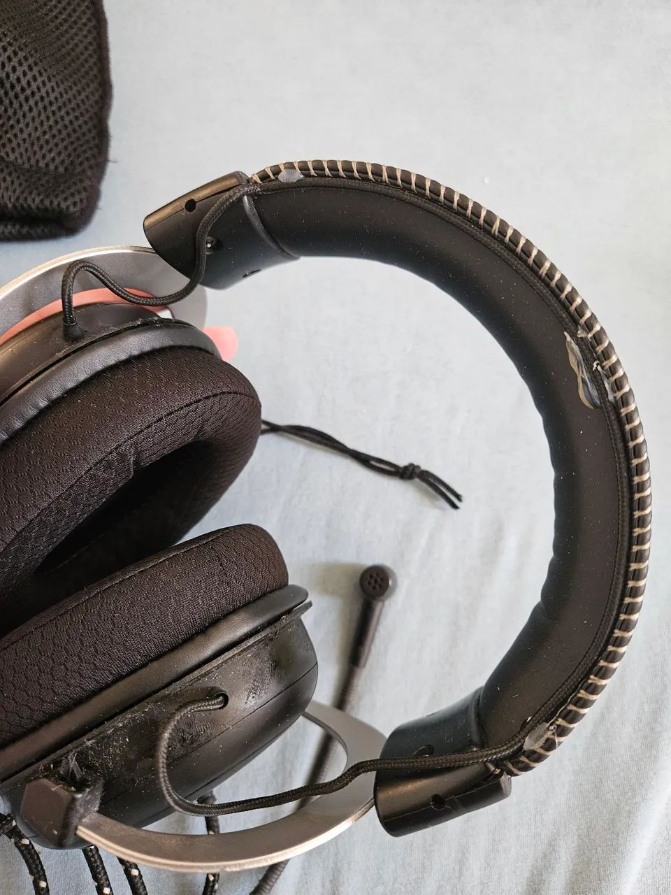 Headset HyperX Cloud Silver + Microfone + Bolsa - Foto 2