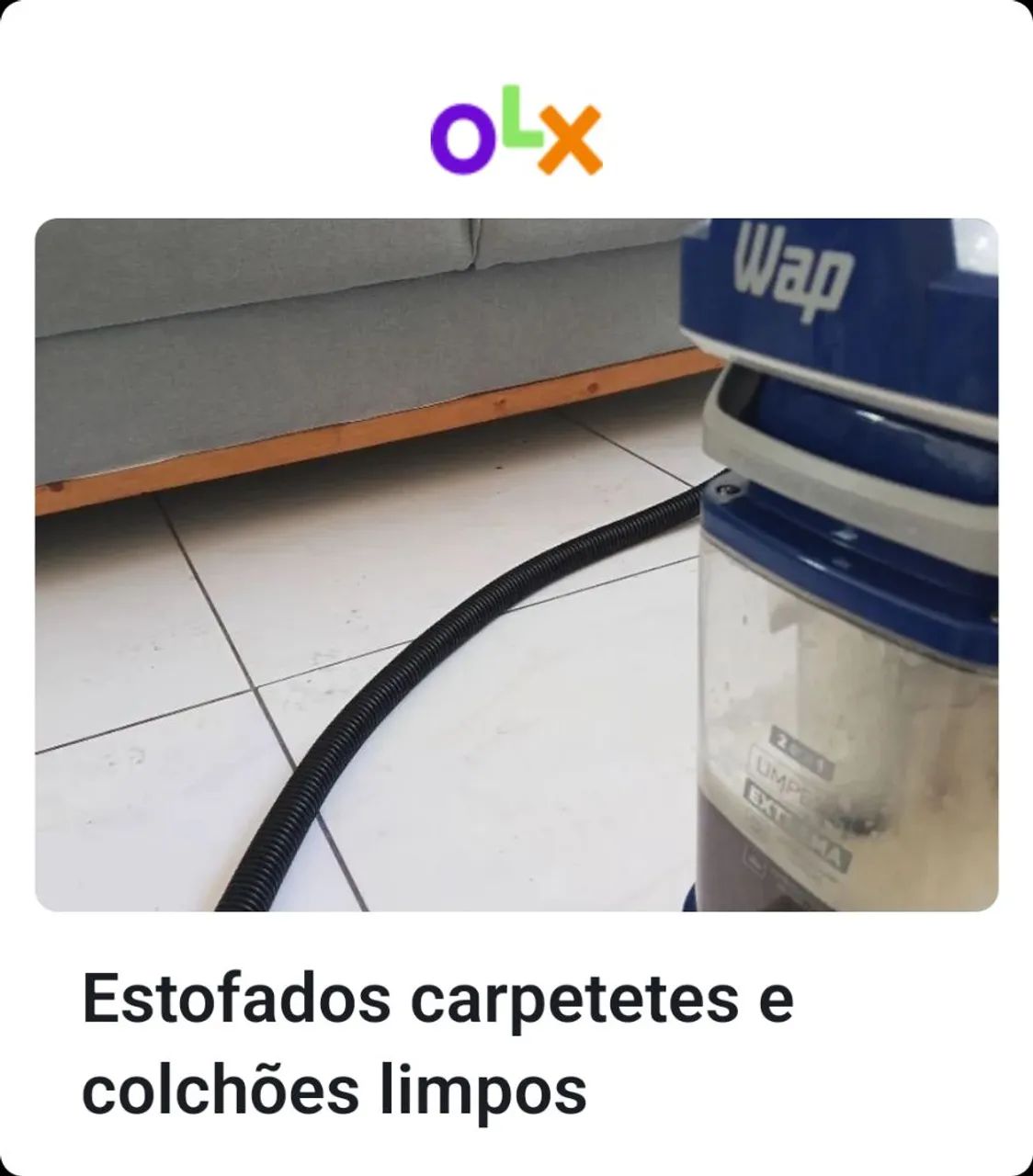 Limpeza de estofados tapetes e colchões 