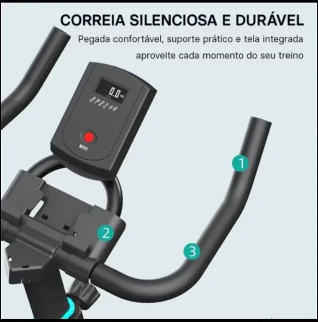 Vendo bicicleta ergométrica,nova sem uso. - Foto 4