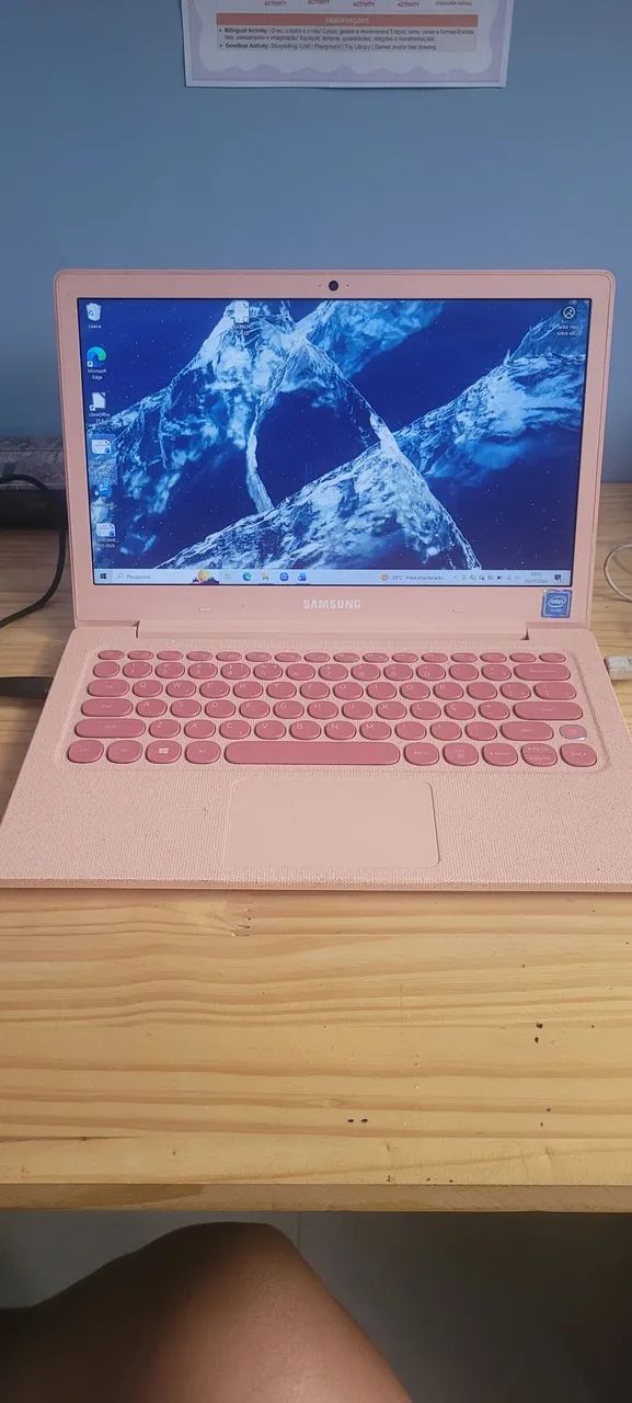 Notebook Samsung Flash F30 Rosa - Leve, bonito e funcionando perfeitamente!