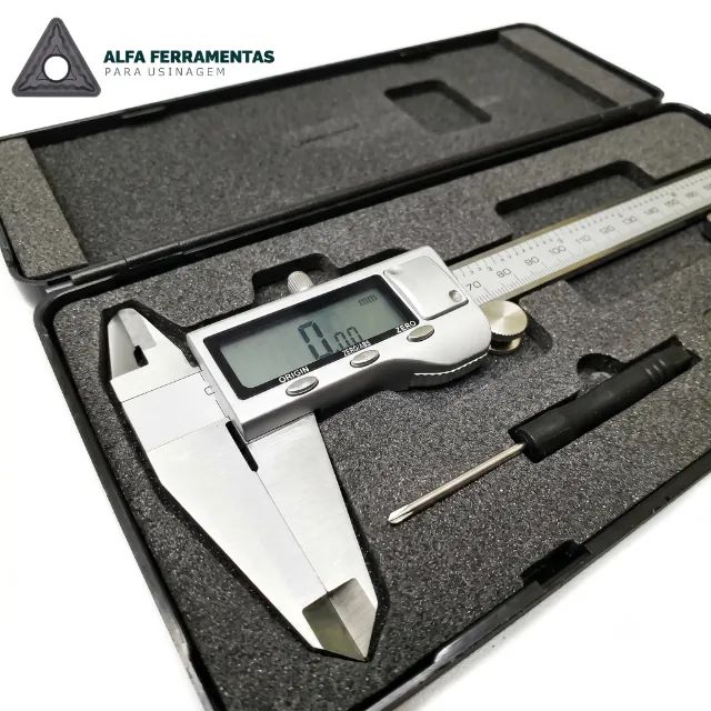 Paquímetro Digital 150mm EDA - Precisão Profissional | Alfa Ferramentas