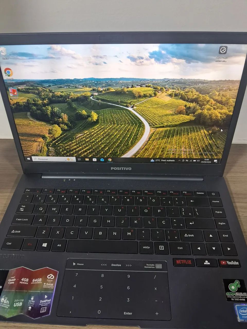 Notebook Positivo Quadcore - Foto 4