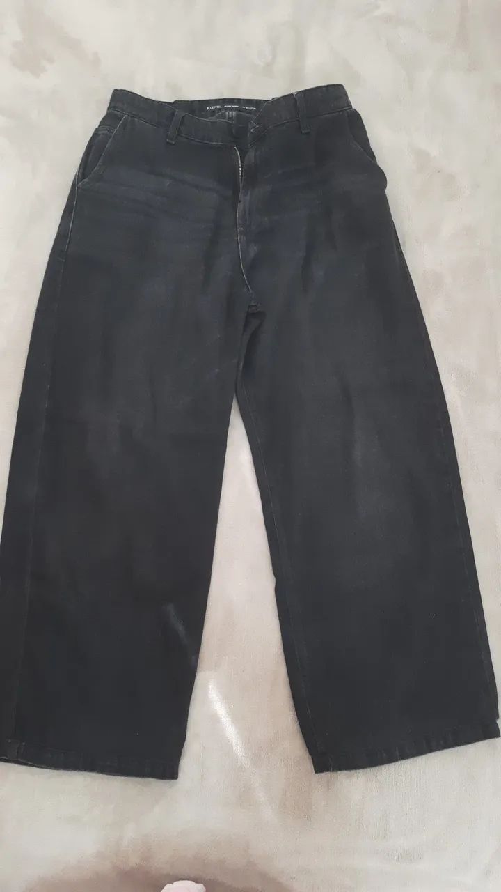 Calça baggy preta tamanho 42