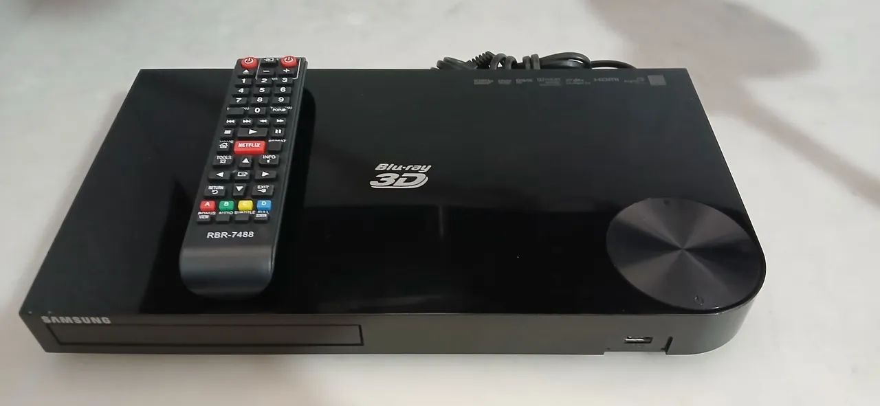Bluray Player Samsung BD F5500  3D - Foto 4