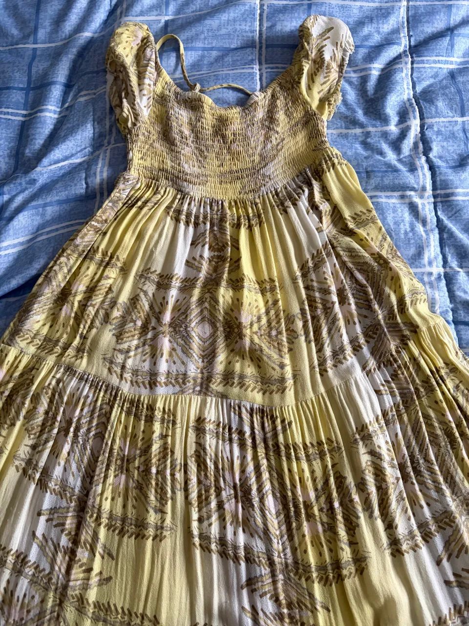 Vestido Longo Amarelo 
