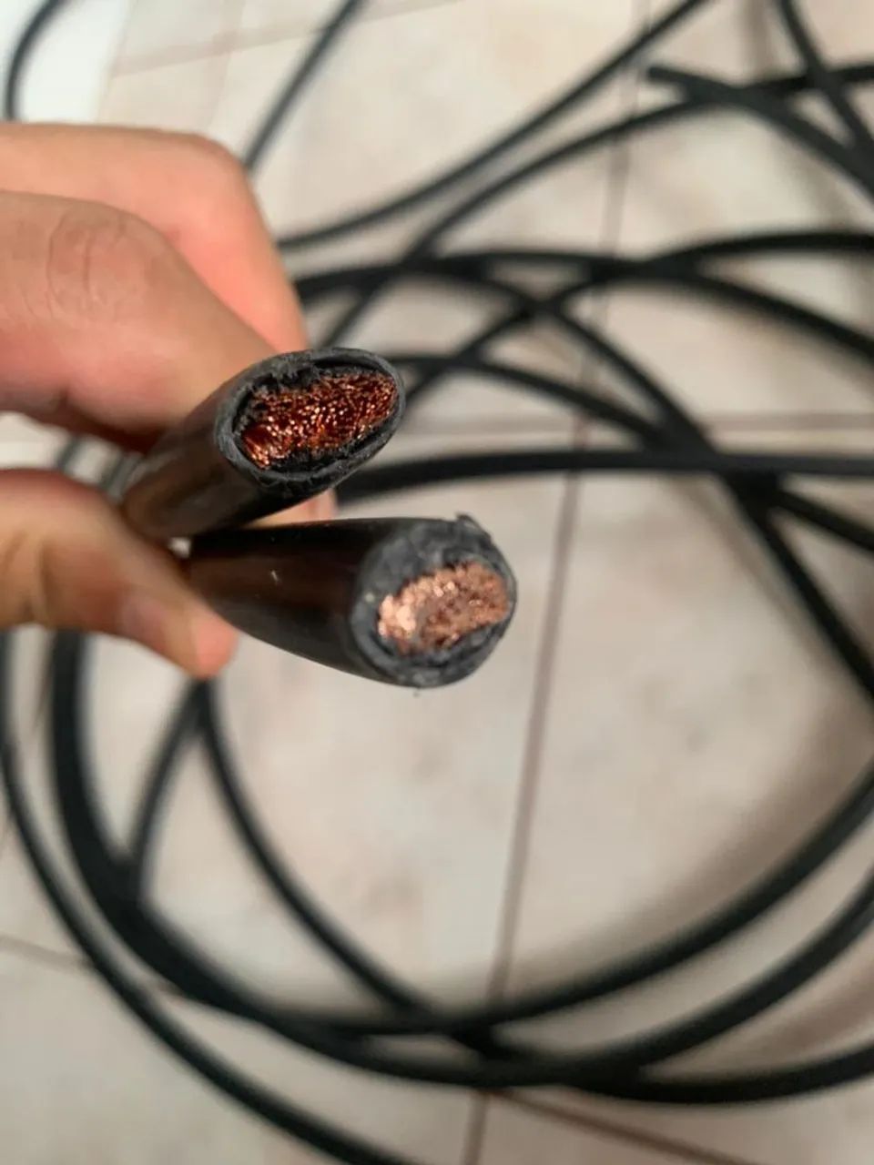 ? Cabo Elétrico 35mm² - 15 metros (dividido em 2 pedaços) - Foto 2