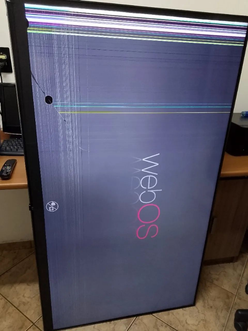 TV LG 65 Polegadas 4K para retirada de placas e peças