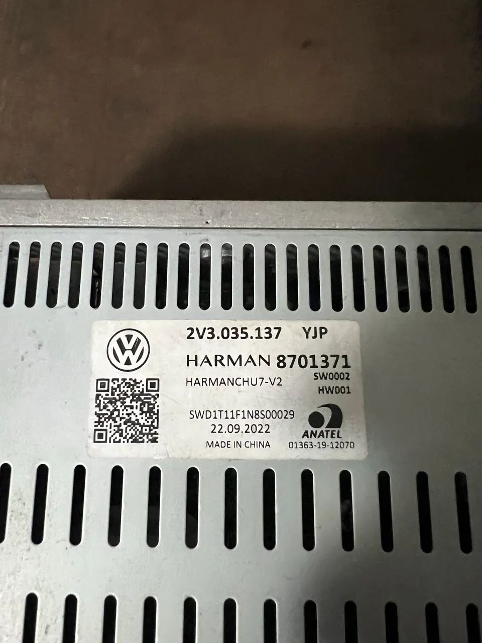 Rádio original Volkswagen- Harman  - Foto 3