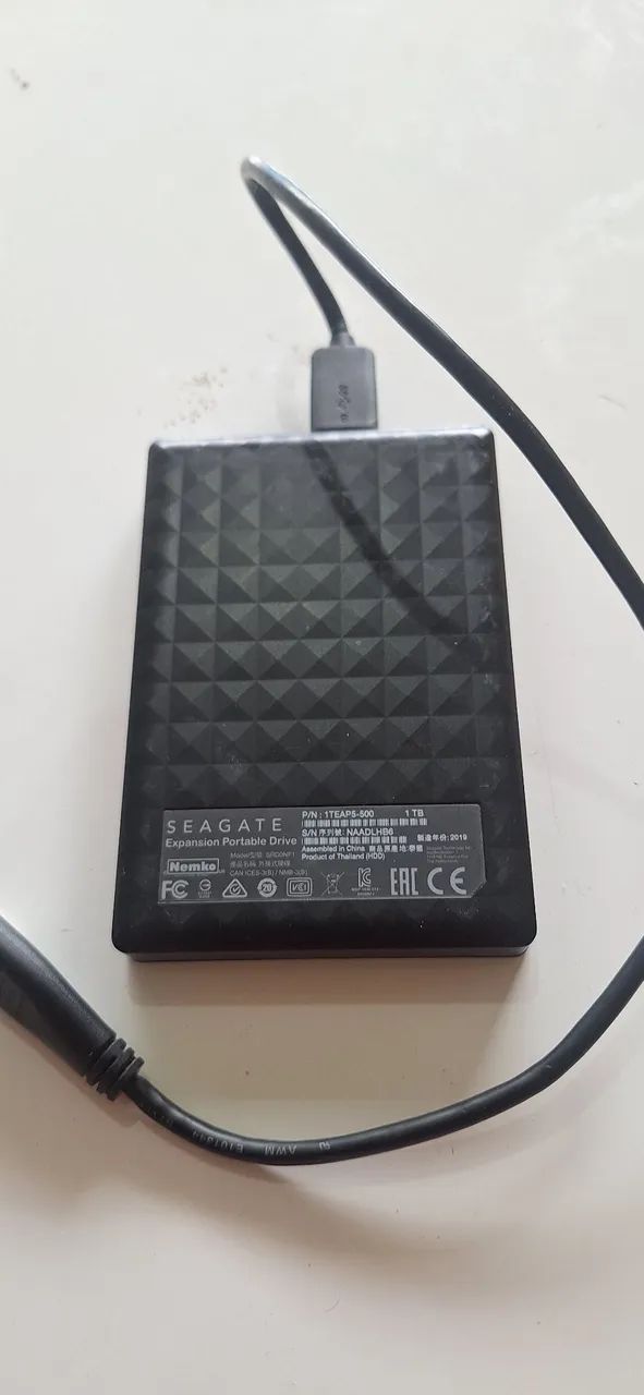 HD externo Seagate 1tb 