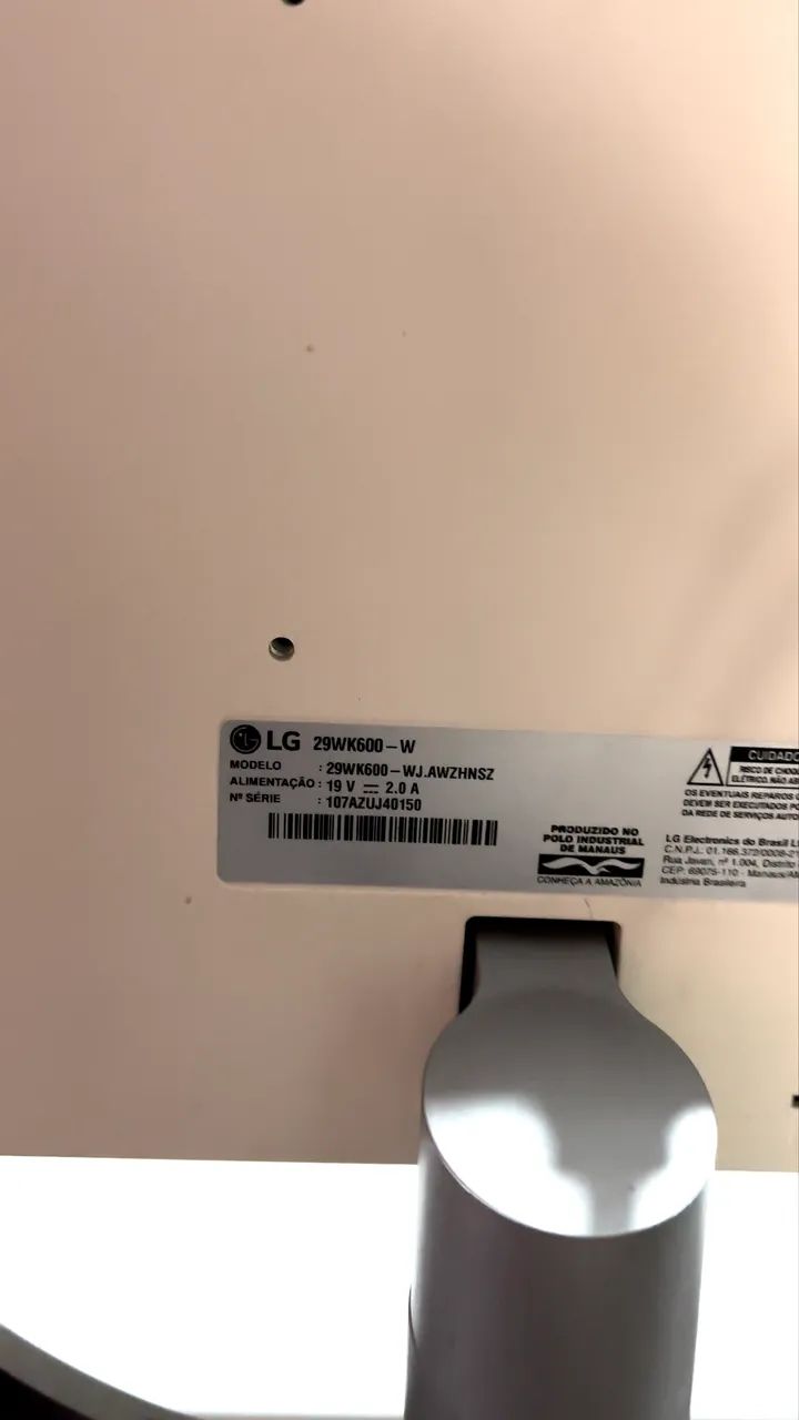 Monitor LG UltraWide 29" IPS Full HD (Modelo 29WK600-W) - Foto 2