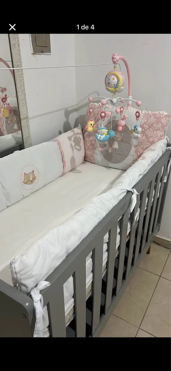 Berço e cômoda 