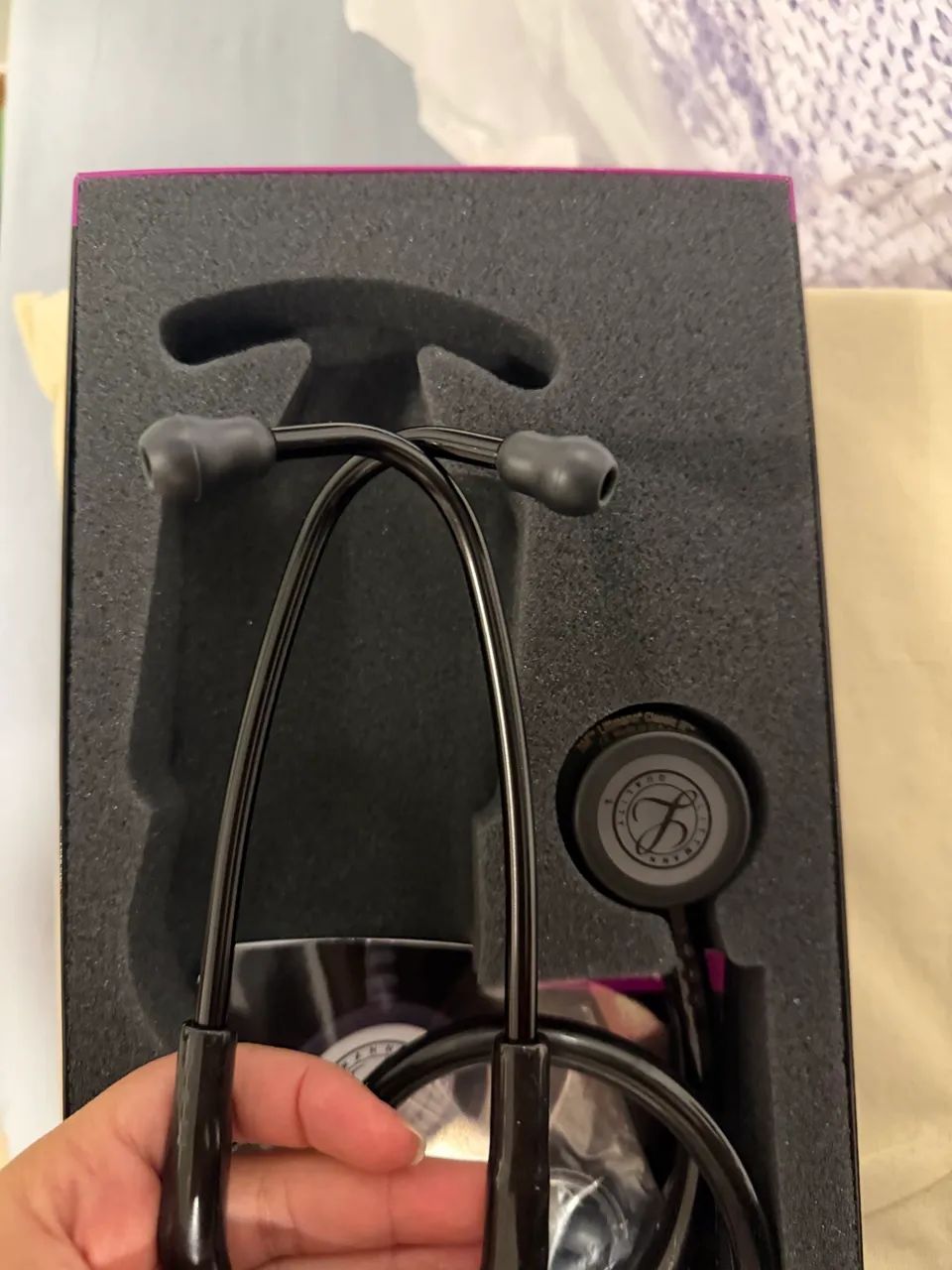 Estetoscópio Littmann Classic III Preto - Foto 2