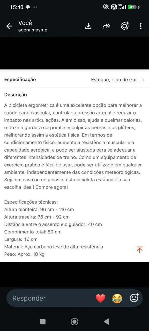 Bicicleta Ergométrica  - Foto 3