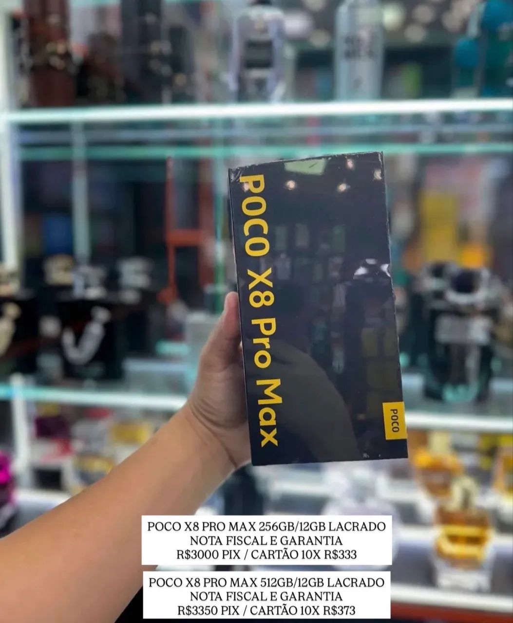 Poco X8 Pro Max Lacrado - Nota fiscal - Celulares e Smartphones