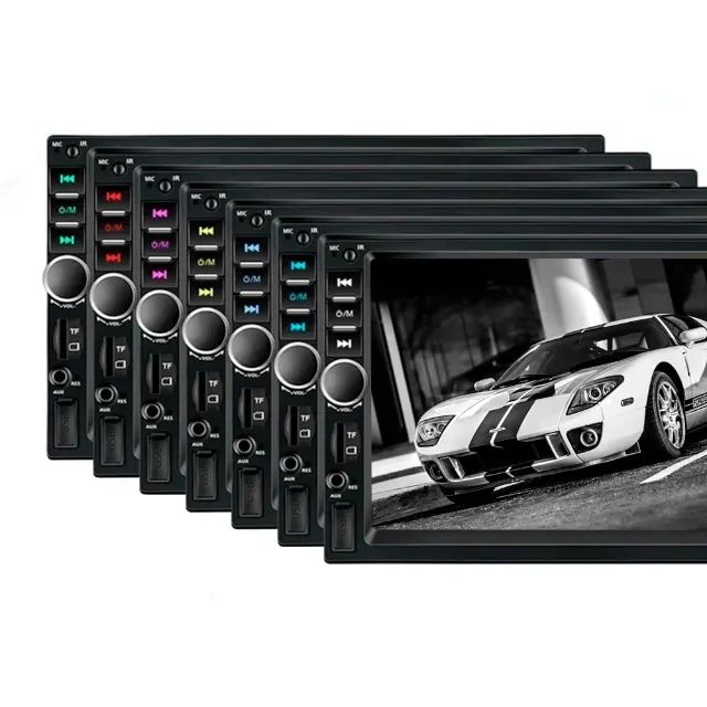 Multimídia 1din Tela De 7 Polegadas Touch Screen Bluetooth - Foto 4