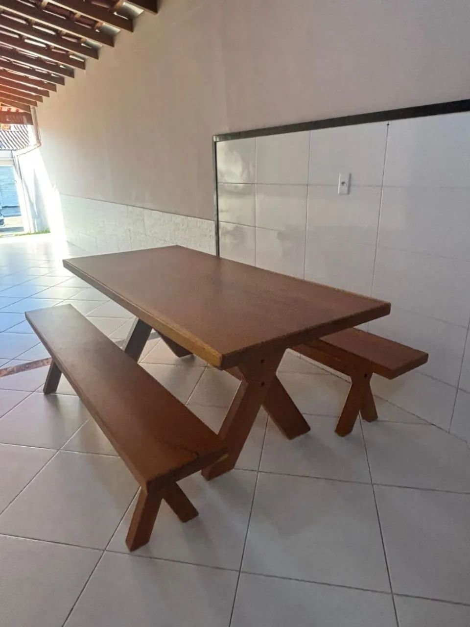 Mesa Madeira Rústica 