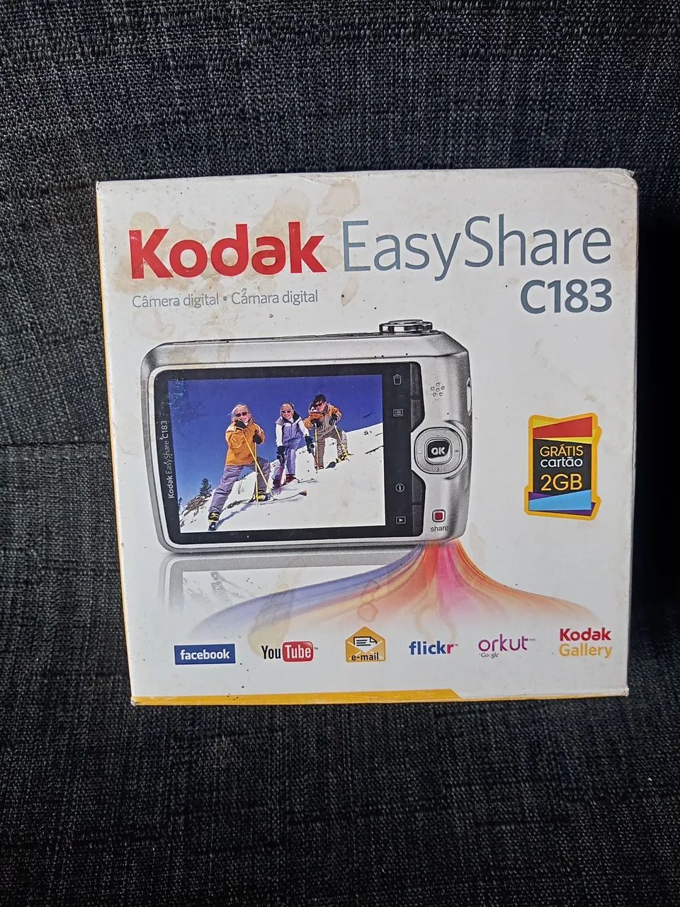 CAIXA VAZIA Camera KODAK Easy Share C183 - Câmeras e Filmadoras