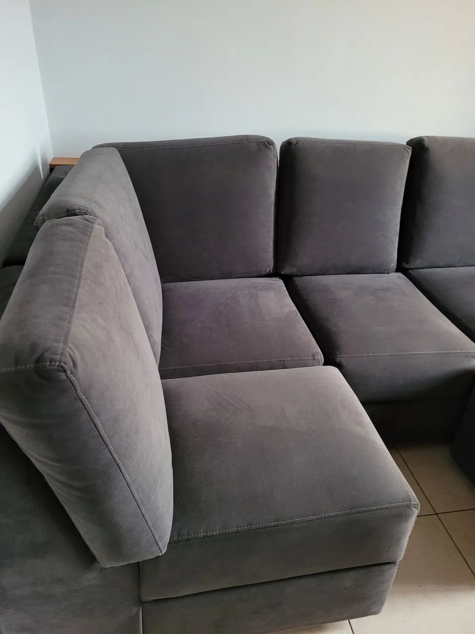 Sofá de Canto Modular Grande - Ótimo Estado & Versátil  - Foto 3