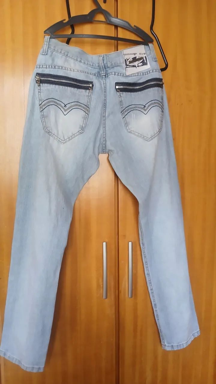 CALÇA JEANS MASCULINA 42 - Foto 5