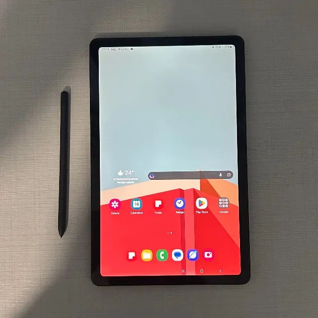 Tablet Samsung S6 Lite com caneta + Capa Plástica