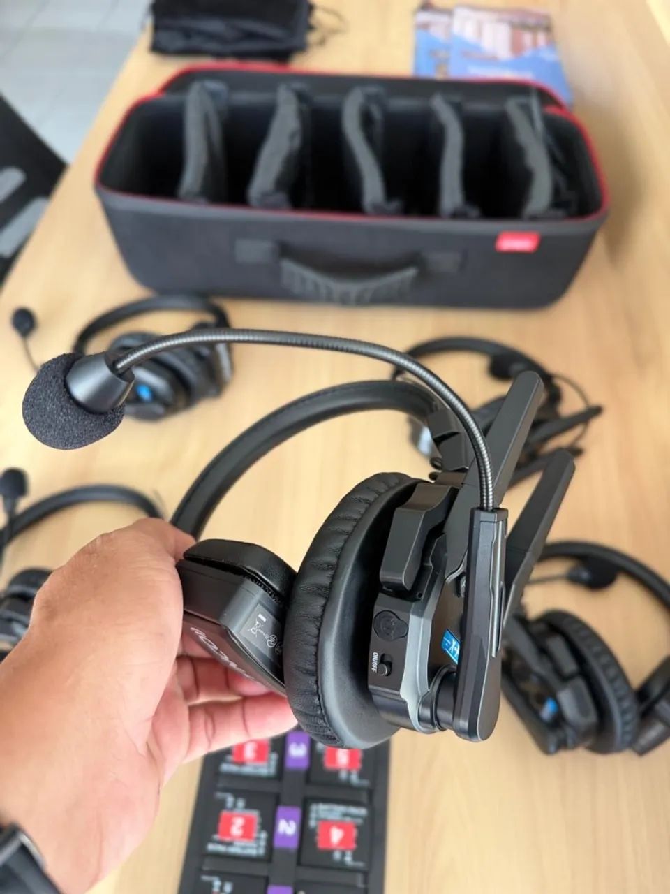 Fone 5 Headset Intercomunicador Synco Xtalk X5 Completo - Foto 2