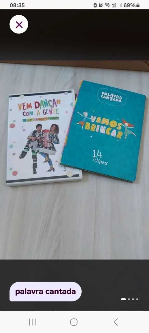 DVD palavra cantada ( 2dvds)