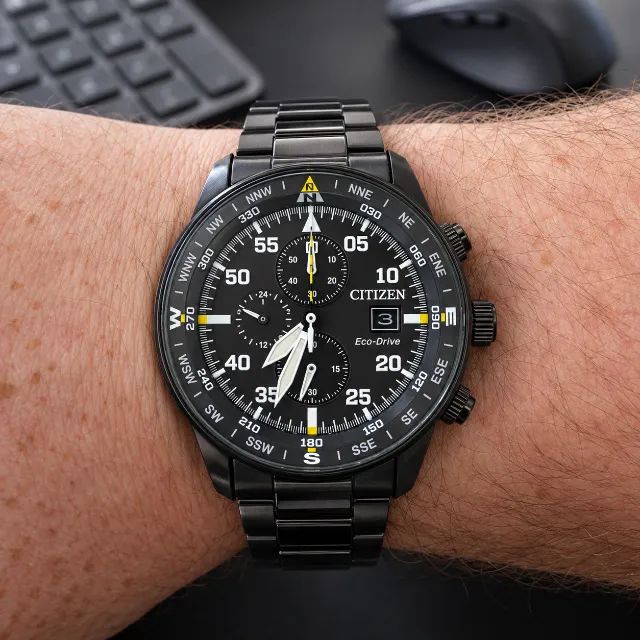 Citizen Eco-Drive Aviator All Black TZ31132P - Acessórios - Vila