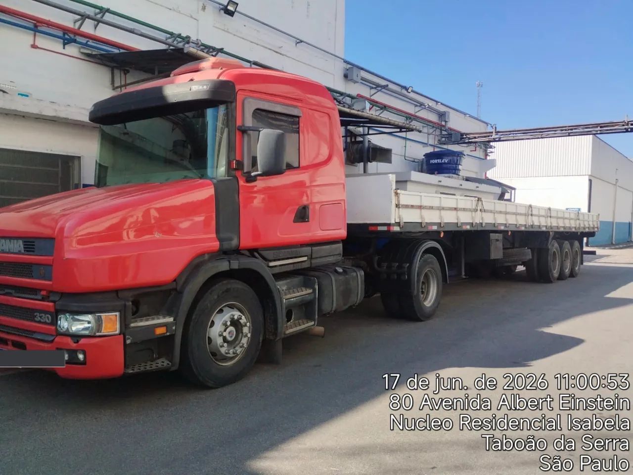 Conjunto Scania 114g 4x2 + carreta grade baixa  - Foto 4