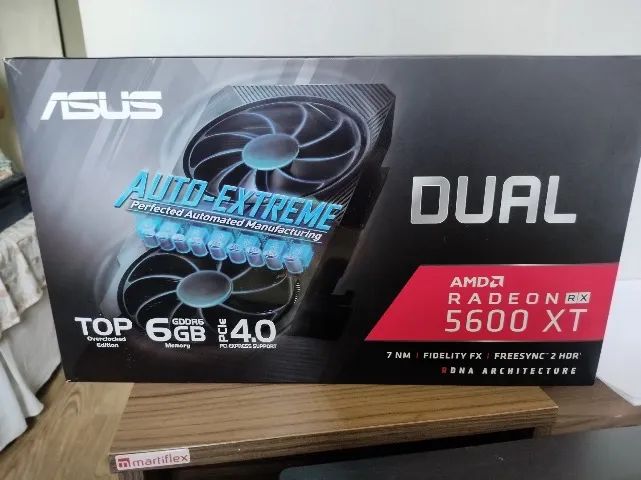 RX 5600 XT ASUS DUAL COM CAIXA